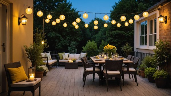 Idées déco pour transformer votre terrasse en un espace enchanté